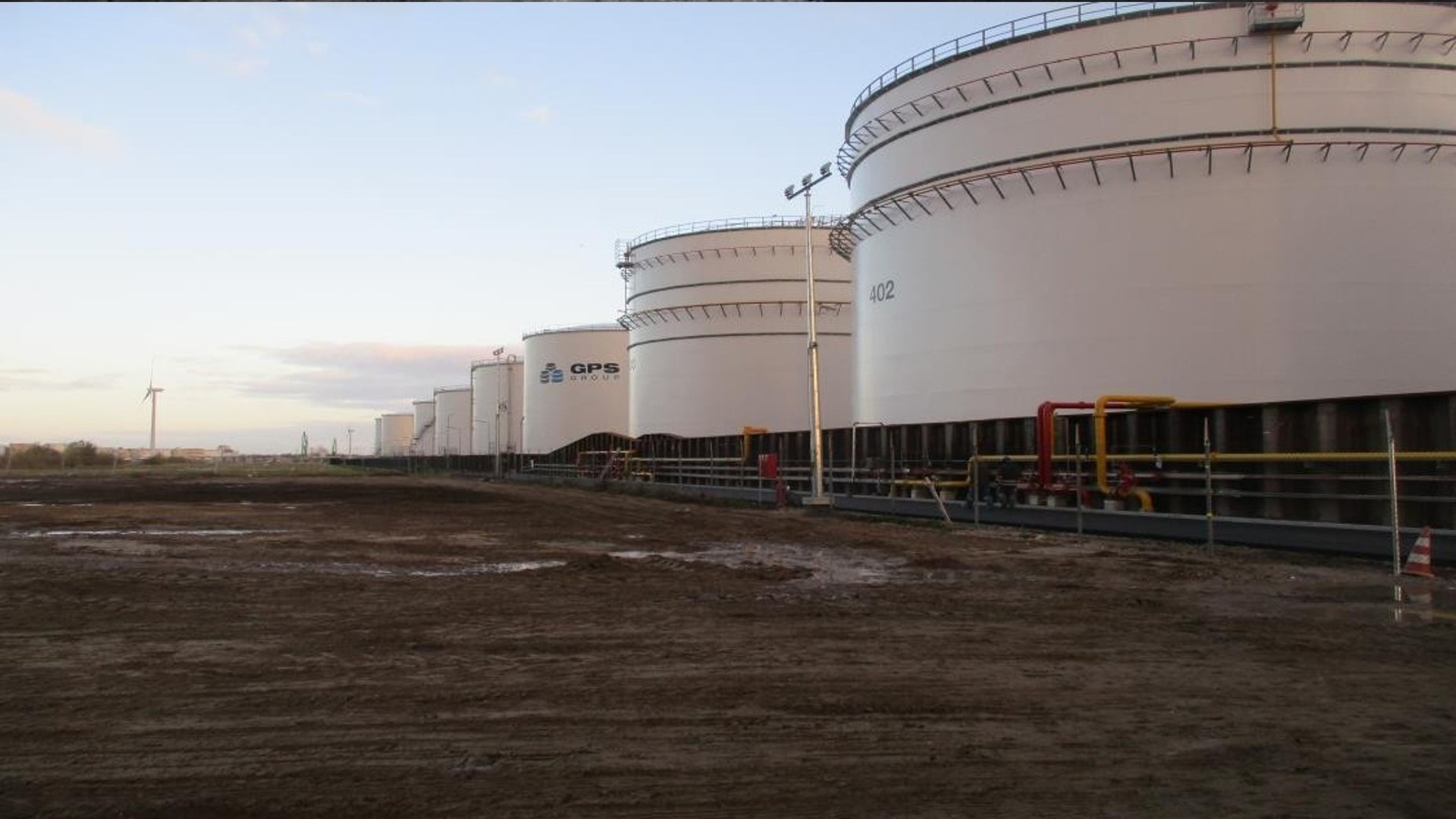 Completed GPS Amsterdam terminal tankage